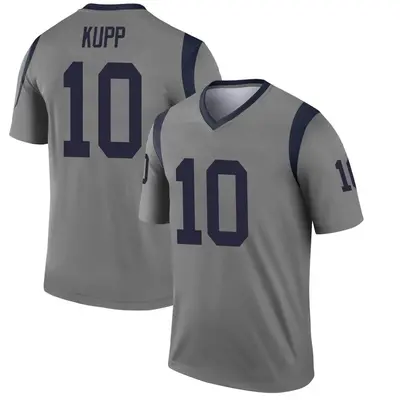 Men's Legend Cooper Kupp Los Angeles Rams Gray Inverted Jersey