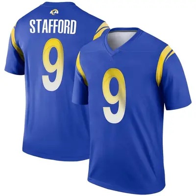 Men's Legend Matthew Stafford Los Angeles Rams Royal Jersey