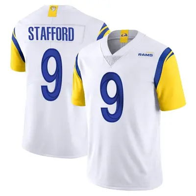 Men's Limited Matthew Stafford Los Angeles Rams White Vapor Untouchable Jersey