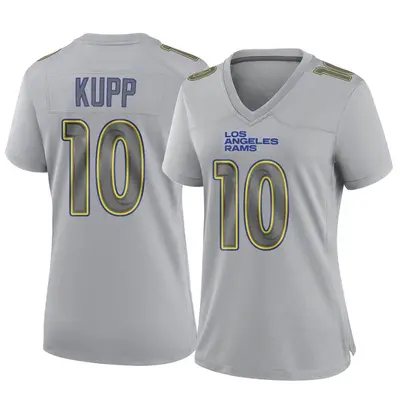 Women's Game Cooper Kupp Los Angeles Rams Gray Atmosphere Fashion Jersey