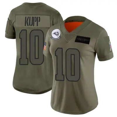 Women's Limited Cooper Kupp Los Angeles Rams Camo 2019 Salute to Service Jersey