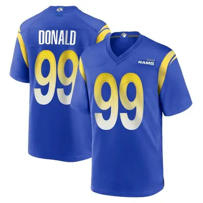 Youth Game Aaron Donald Los Angeles Rams Royal Alternate Jersey