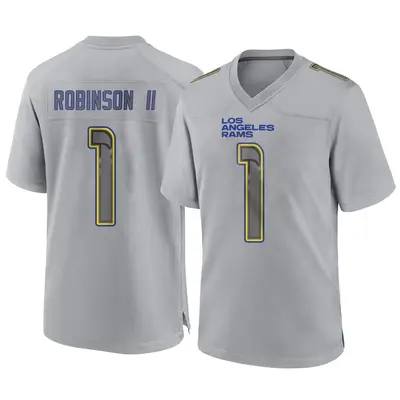 Youth Game Allen Robinson II Los Angeles Rams Gray Atmosphere Fashion Jersey