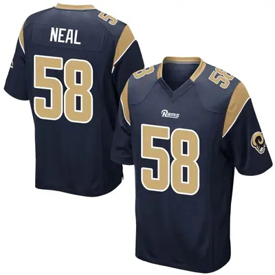 Youth Game Elias Neal Los Angeles Rams Navy Team Color Jersey