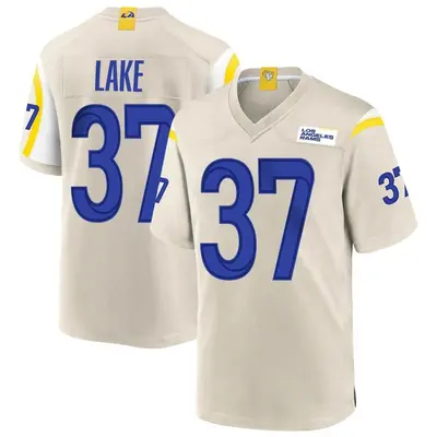 Youth Game Quentin Lake Los Angeles Rams Bone Jersey