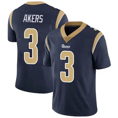 Youth Limited Cam Akers Los Angeles Rams Navy Team Color Vapor Untouchable Jersey