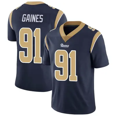 Youth Limited Greg Gaines Los Angeles Rams Navy Team Color Vapor Untouchable Jersey
