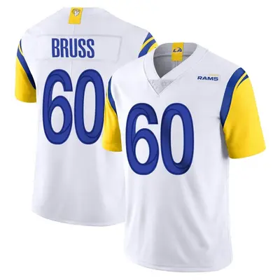 Youth Limited Logan Bruss Los Angeles Rams White Vapor Untouchable Jersey
